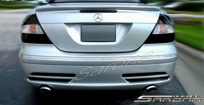 Custom Mercedes CLK Rear Bumper  Coupe (2003 - 2009) - $650.00 (Part #MB-031-RB)